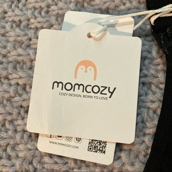 MOMCOZY Sz L Nursing Breastfeeding Bra with Snaps and Comfort Elastic NWT - Picture 2 of 7